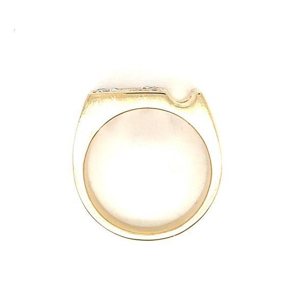 Men's or Women's 18K Yellow Gold Diamond Ring (0.76 ctw) - Picture 5 of 5